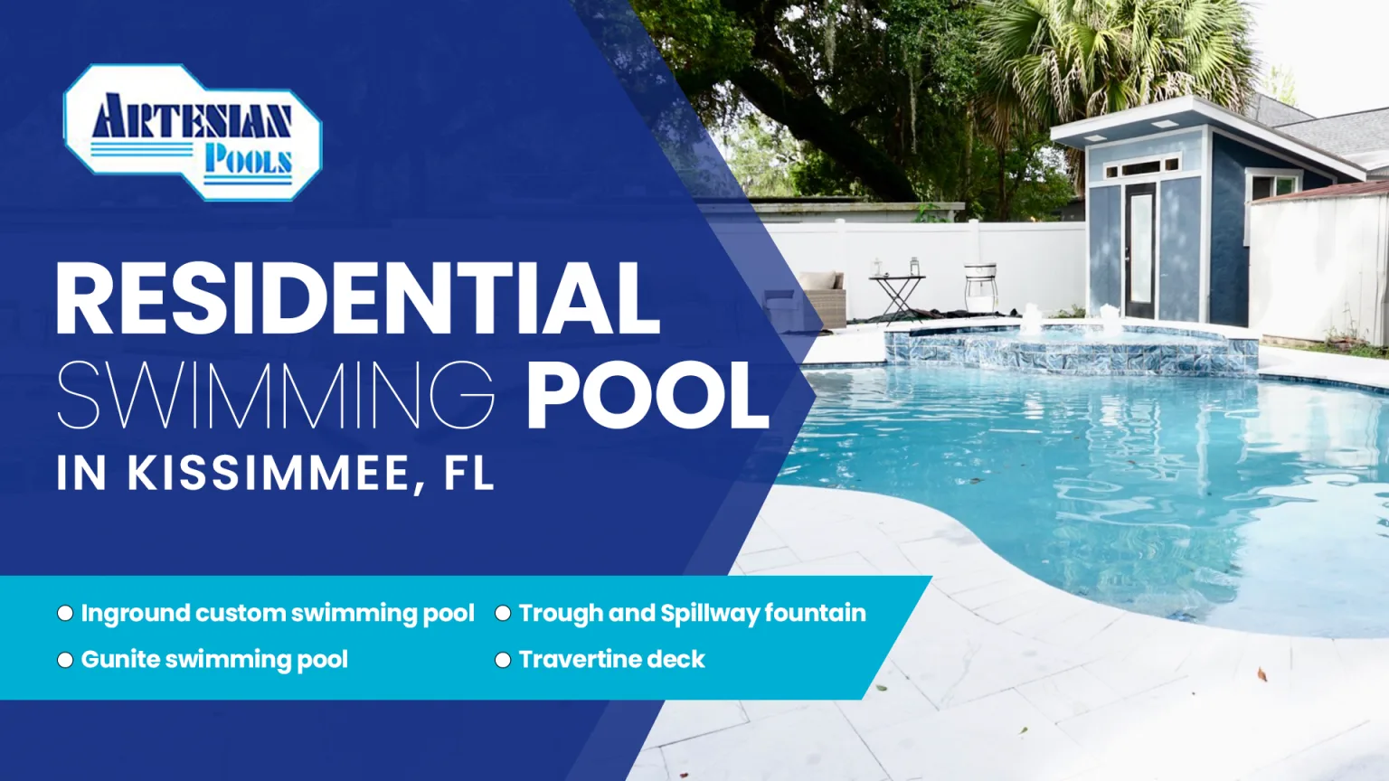Artesian Pools Of Orlando residential pool project